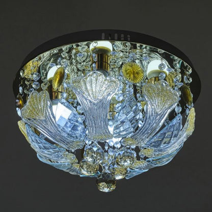 Плафон Natali, златен, led RGB 9w+4xe27, 3078/40 gd