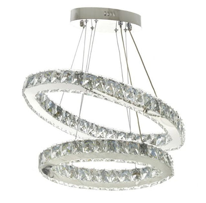Кристален полилей, хром, led 36w, 6000k, 2049/36w