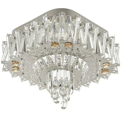 Плафониера Jude, хром, led 24w, 3000-6000k+RGB, 4061/400