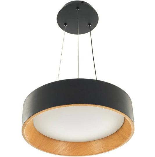 Полилей със смарт управление Basset, черен, led 30W, 1654lm, 3000-6000k, 4018 bk