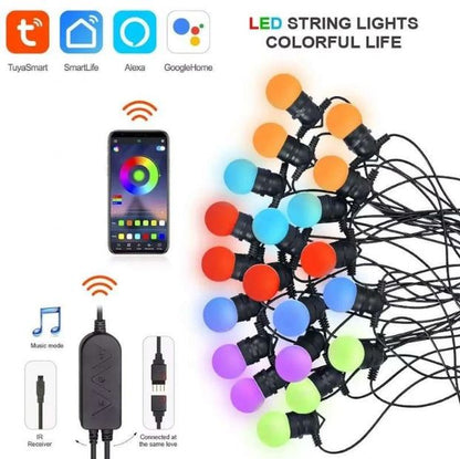 Светещ гирлянд Smarty, черен, 2700k-4000k-6400k + RGB, led 8w, 2713