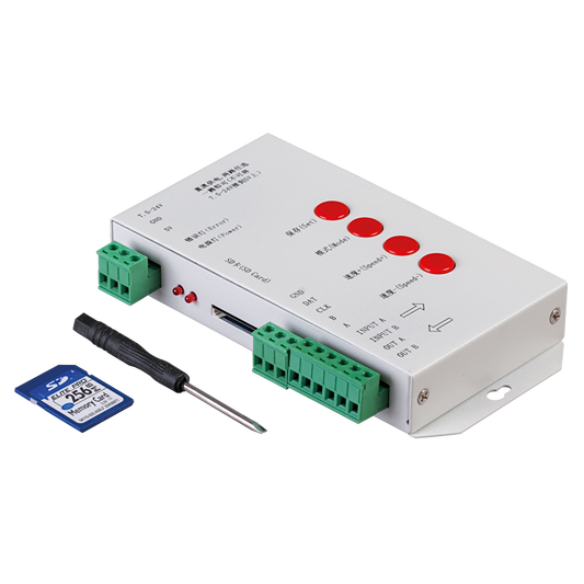 Контролер за дигиталнo светодиоднo осветление, SD-карта, 1 порт / SDC1T