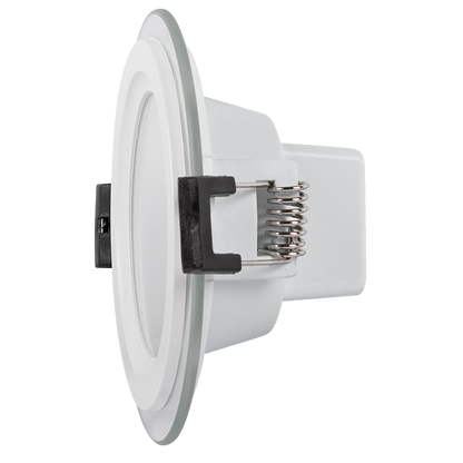 LED стъклен панел за вграждане, кръг, 6W, 2700K, 220-240V AC, IP44 / LPRG627