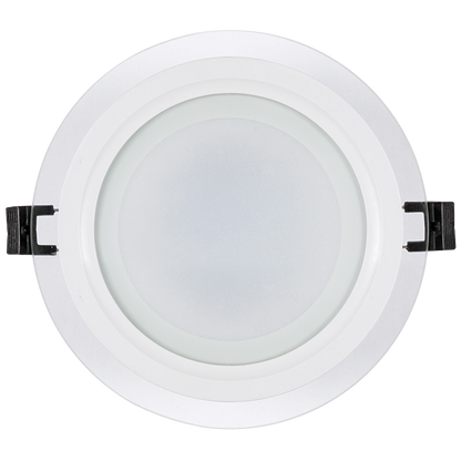 LED стъклен панел за вграждане, кръг, 12W, 4200K, 220-240V AC, IP44 / LPRG1242