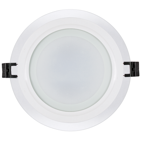 LED стъклен панел за вграждане, кръг, 12W, 4200K, 220-240V AC, IP44 / LPRG1242