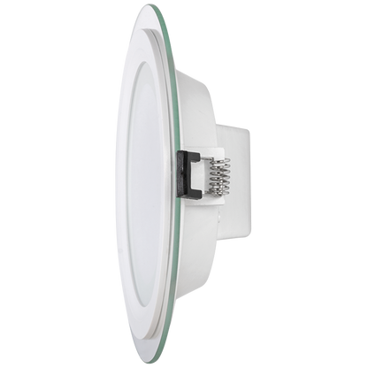 LED стъклен панел за вграждане, кръг, 12W, 4200K, 220-240V AC, IP44 / LPRG1242