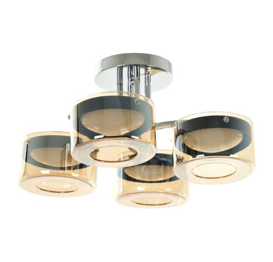 Полилей Abyss, хром, led 48w, 3000K, 4000k, 6400K, 2409/4