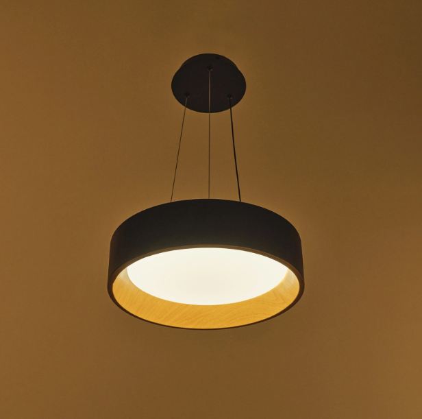 Полилей със смарт управление Basset, черен, led 30W, 1654lm, 3000-6000k, 4018 bk