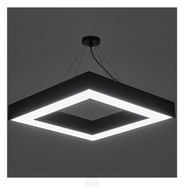 Осветително тяло Dome, черен, led 50w, 3260lm, 4000k, 2435/52