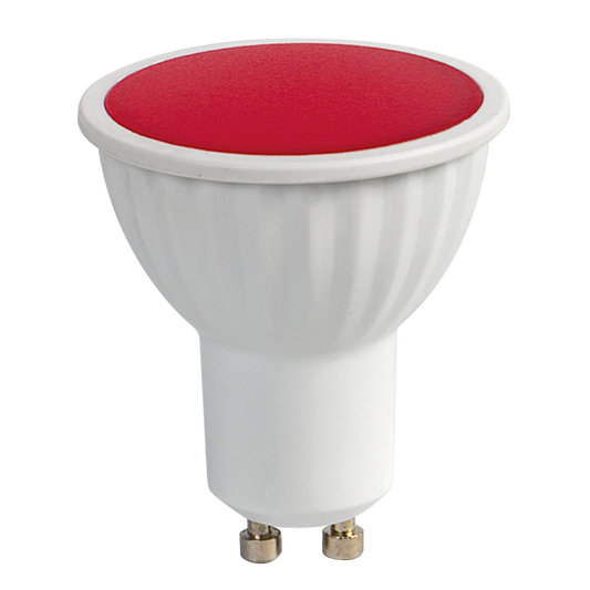 LED лампа луничка 5W, GU10, 220-240V AC, червена светлина/L510R
