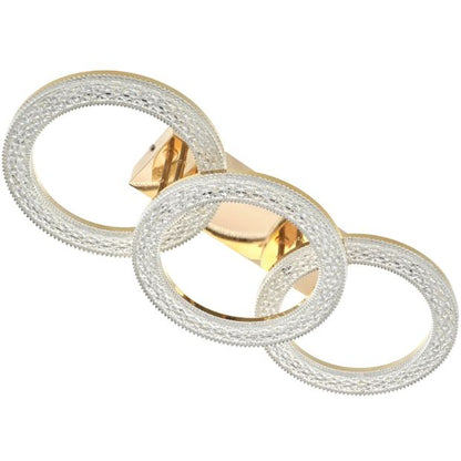 Плафон Elsa със смарт управление, златен, led 96w, 3000-6000k, 2808GD/3TA