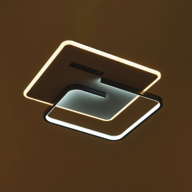 Плафон Indi, черен, led 64w, 3000-6000k, 2825/61W