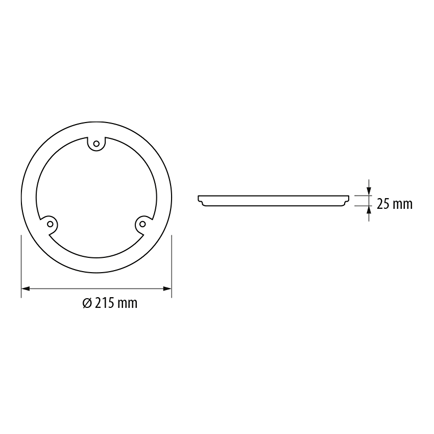 Магнитен LED модул за плафониери 18W, 4200K, 220V-240V AC / LMM1842