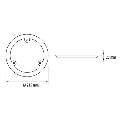 Магнитен LED модул за плафониери 18W, 4200K, 220V-240V AC / LMM1842