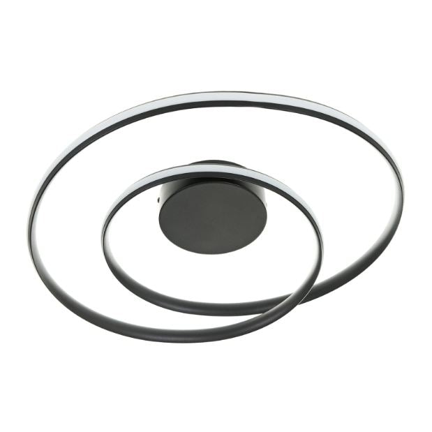 Плафон Finley, черен, led 75w, 3000k-4000k-6000k, 2295 bk