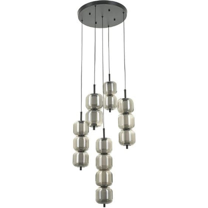 Полилей Solana, черен, led 60w, 3000-6000k, 4165/5 BK