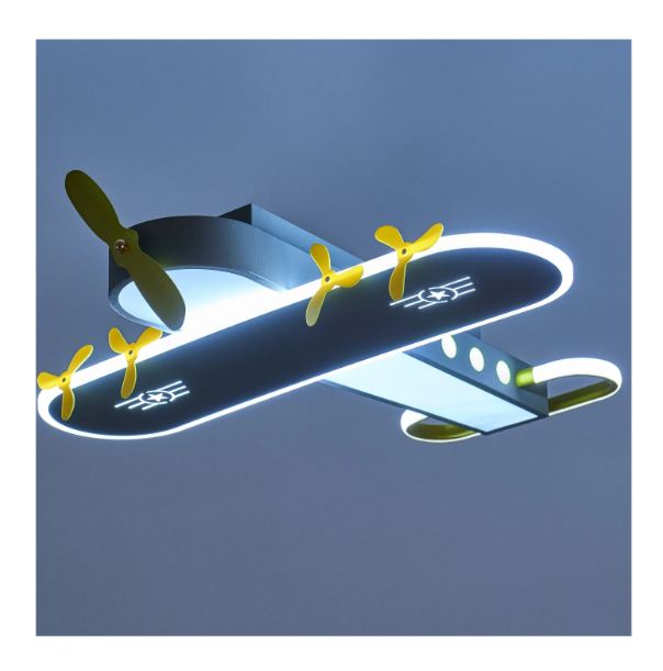 Плафон Aviator, сив, 3000k-4000k-6000k, led 56w, 2454