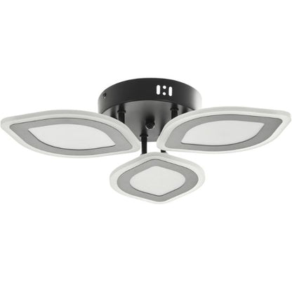 Плафон Teal със смарт управление, черен, led 90w, 3000-6000k, 2811BK/3T