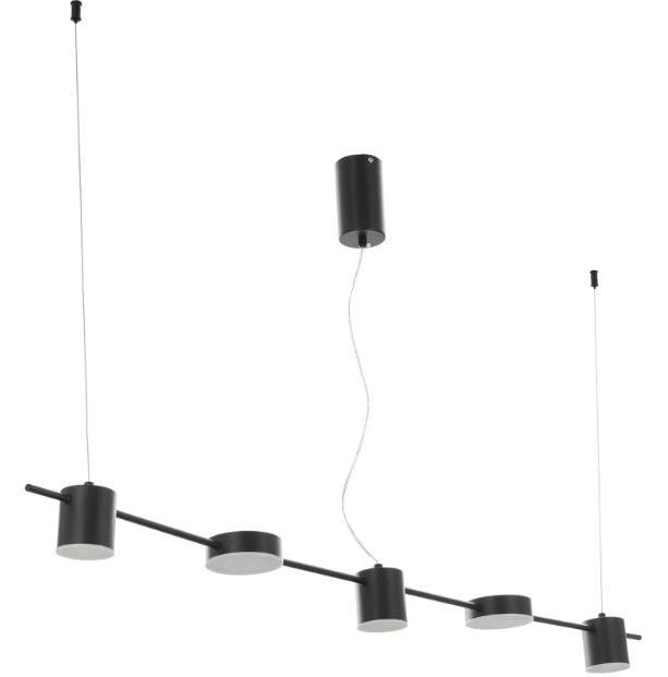 Полилей Yamato, черен, led 60w, 3000-6000k, 2807/5 BK