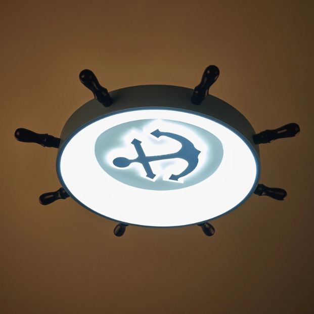 Плафон Wheels, син, 3000k-4000k-6000k, led 71w, 2648