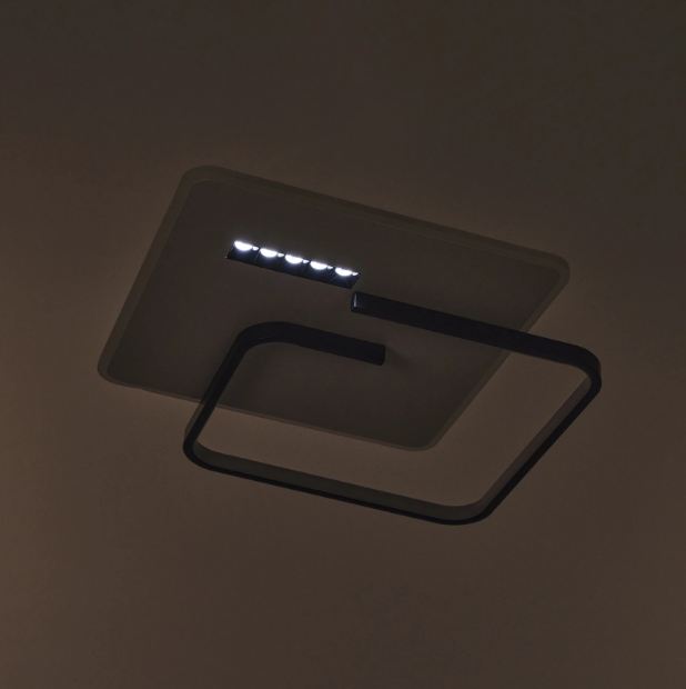 Плафон Indi, черен, led 64w, 3000-6000k, 2825/61W