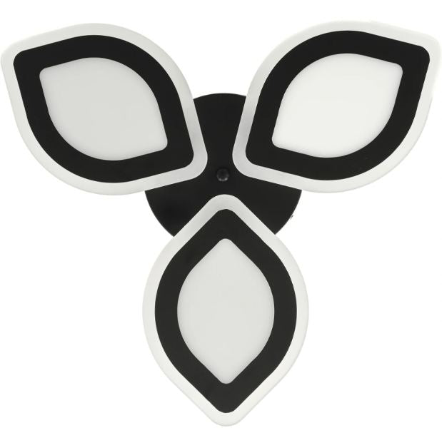 Плафон Teal със смарт управление, черен, led 90w, 3000-6000k, 2811BK/3T