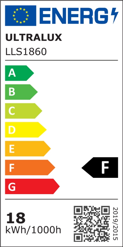 LED slim линейно осветително тяло, 18W, 6000K, 220V-240V AC, IP20, студена светлина / LLS1860