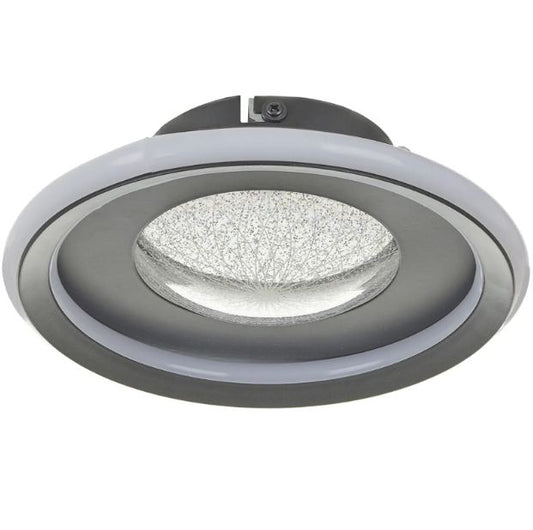 Плафон Elbrus, черен, led 38w, 3000-6000k, 4266 BK
