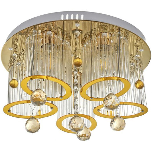 Плафон Dream, злато, 5xE27+led 9w, 3085/40 GD