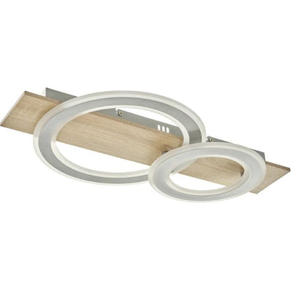 Плафон със смарт управление Hazel, мат хром, led 56W, 4120lm, 3000-6000k, 4008 sl