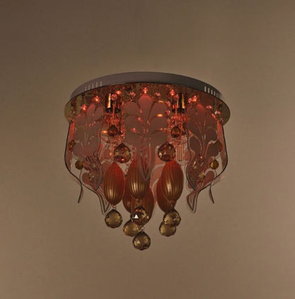 Плафон Natali, хром, led RGB 9w+4xe27, 3082/40 ch