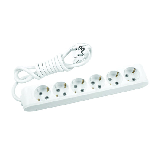 Разклонител Панасоник шестица с 3 м кабел бял WLTB0463-2WH