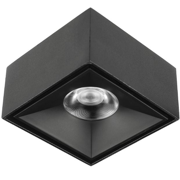 Луна за вграждане Speckle, черен, led 10w, 1000lm, 3000-6000k, 2999/1p bk