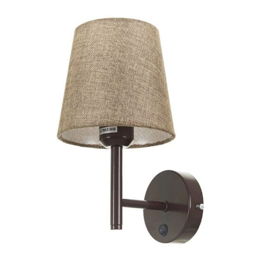 Текстилен аплик, кафяв, elbulgaria, 1x40w, 2064/1w cf d333