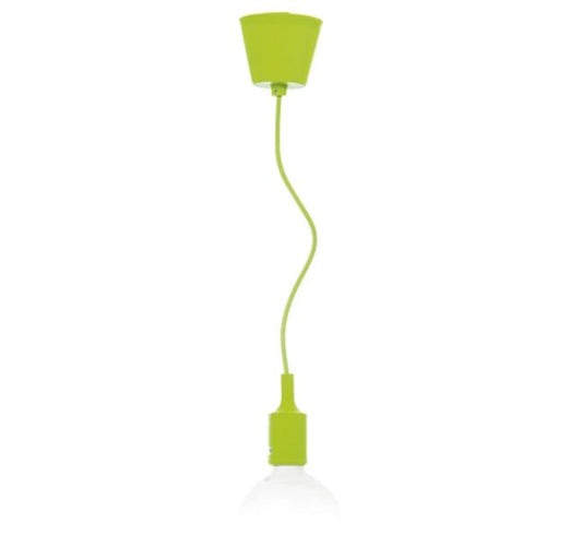 Pvc пендел, зелен, 1x40w, 1171 gr