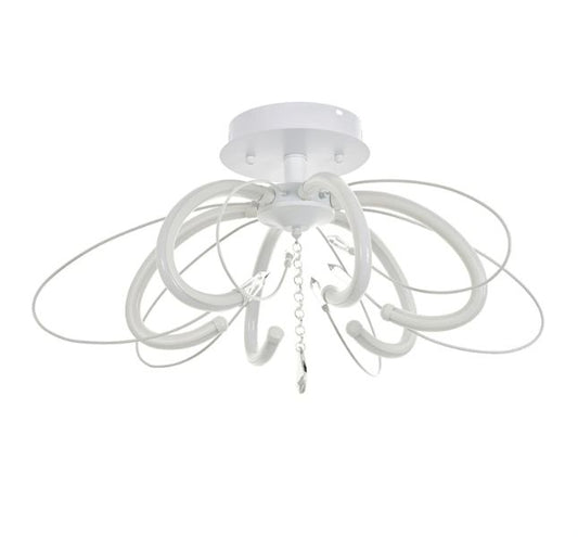 Кристален полилей, бял, led 48w, 4000k, 2011/6 wh