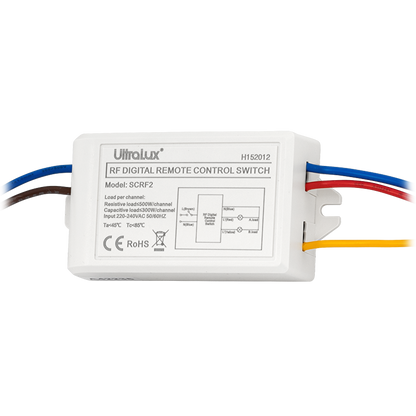 Двуканален ключ с RF дистанционно управление 220V AC / SCRF2