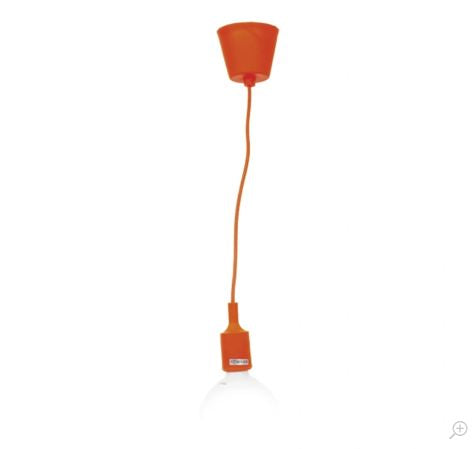Pvc пендел, оранжев, 1x40w, 1171 or