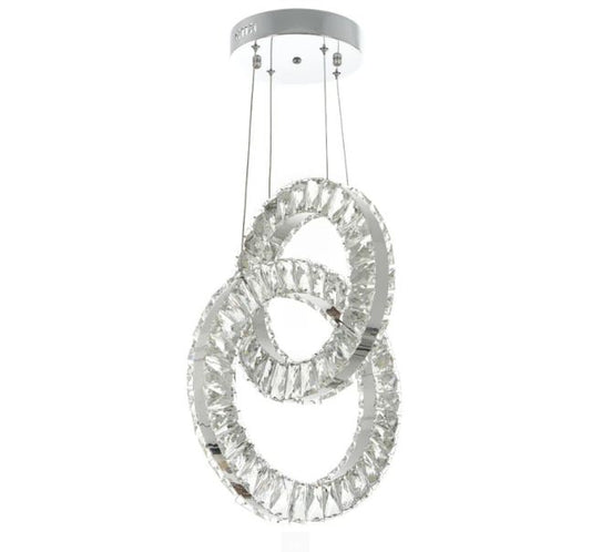 Кристален полилей, хром, led 40w, 4000k, 2045/40w