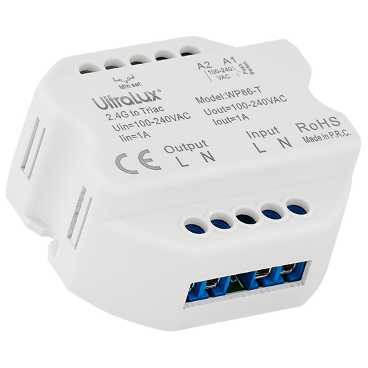 Smart 2.4G RF TRIAC димер, 1A, 220W, 220-240VAC / SSTDC