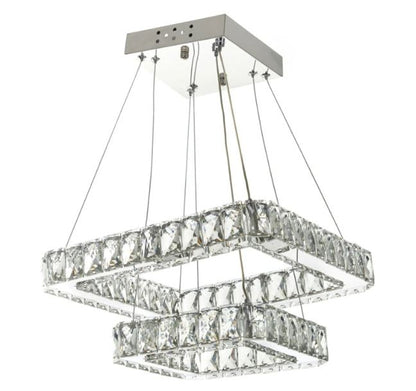 Кристален полилей, хром, led 44w, 6000k, 2048/44w