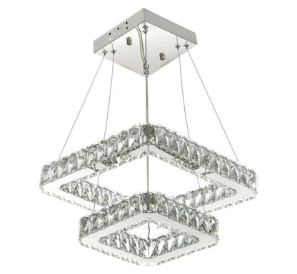 Кристален полилей, хром, led 44w, 6000k, 2048/44w