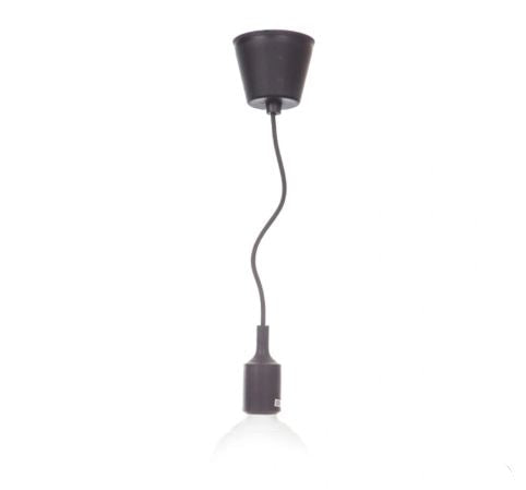 Pvc пендел, черен, 1x40w, 1171 bk