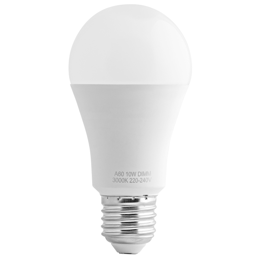 LED лампа крушка димираща, 10W, E27, 4200K, 220-240V AC, неутрална светлина/LB102742D