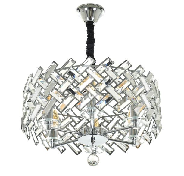 Полилей Tiffany, хром, 6xe14, 2600/6 ch