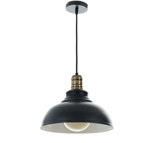 Метален пендел, черен, 1x40w, 2088 bk