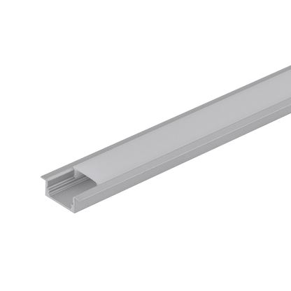 Алуминиев профил за LED лента, за вграждане, плитък, 2м / APK201