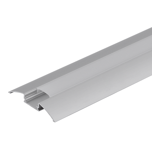 Алуминиев профил за LED лента, преходен, за открит монтаж, 2м / APK209