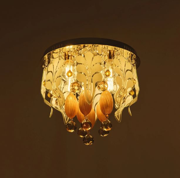 Плафон Natali, хром, led RGB 9w+4xe27, 3082/40 ch