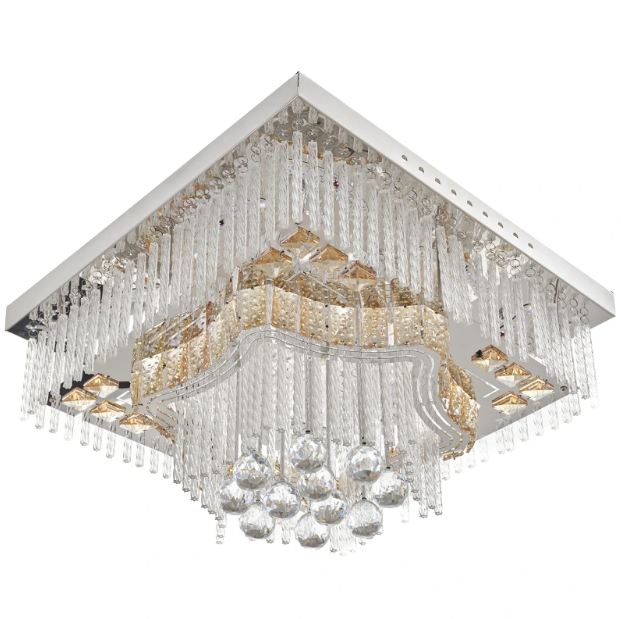 Плафон Tenerife, хром, led 50w, RGB, 2700-6000k, 2849/50